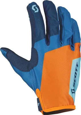 Image de Gants Scott Unisex 350 Race Evo , Bleu Orange, L