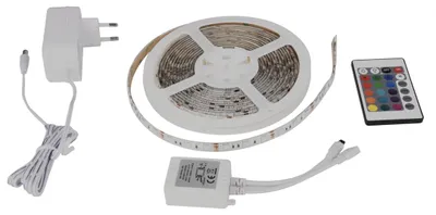 Produktbild von ENOVALITE LED-Streifen 7 W/m RGB einstellbar in bunt (RGB) dimmbar