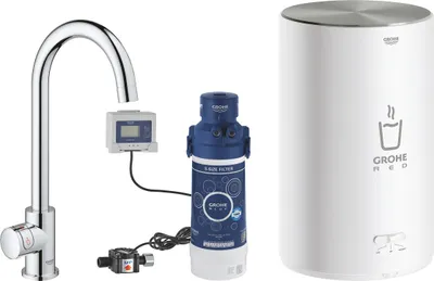 Produktbild von GROHE Red Mono, Standard, Chrom, Digital, Einzelbild, Typ C, 150°