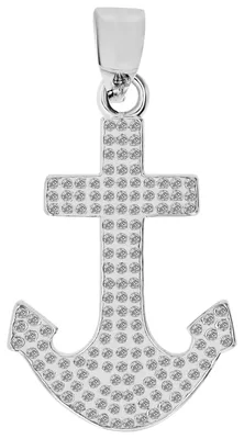 Produktbild von Akzent Uni Anhänger Linet "Linet" aus 925 Sterlingsilber, rhodiniert, langlebig