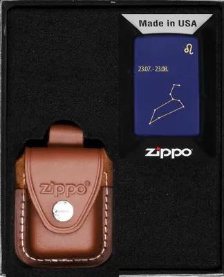 Produktbild von ZIPPO Feuerzeug Set Sternzeichen Löwe Design Löwe Geschenk Nr. 4