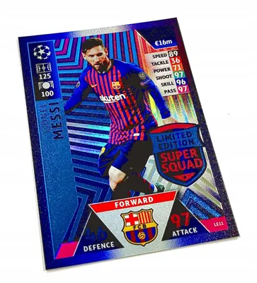 Produktbild von Match Attax 2018/19 Card. Le 11 Lionel Messi. Limited Edition