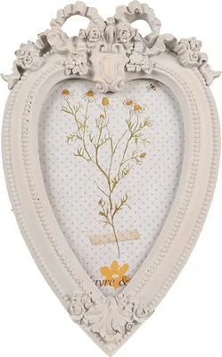 Produktbild von Clayre & Eef Bilderrahmen 10x15 cm Beige Polyresin