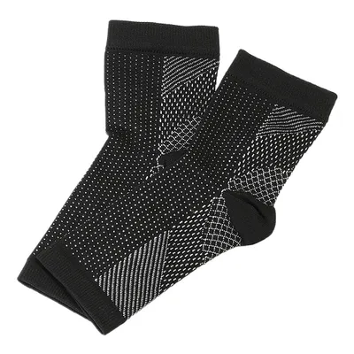 Produktbild von 2 Paar Sprunggelenkbandage, Knöchelbandage, Fußbandage für Herren und Damen, Plantar Fasciitis Socken gegen Krampfadern, Kompressionssocken für Sport, Fussball, Fitness