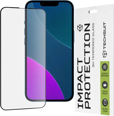 Obrázek produktu pro Techsuit 111D Full Cover / celopolepené tvrzené sklo - iPhone 13 mini - černý