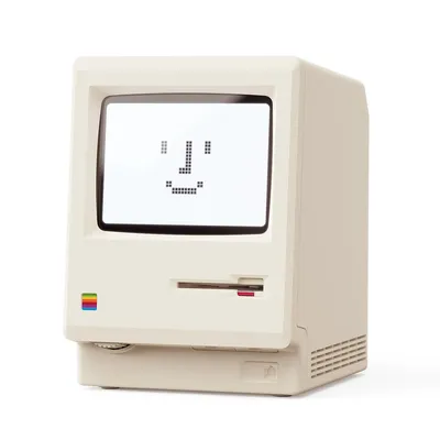 Produktbild von Retro-Wecker 1984er Stil,einstellbare Helligkeit, 4 Alarme, Snooze-Funktion, Zeit-, Datum- und Temperaturanzeige, integrierte 1200 mAh Batterie