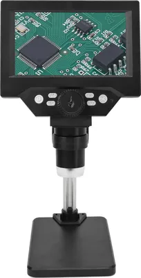 Image de 5 LCD Digital Microscope 1000X, 10MP LCD Digital USB Microscope 1080P with LED Light for Windows for OS X, Microscope portable pour adultes et enfants