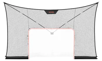 Produktbild von VEVOR Hockey-Torfangnetz 366 x 213 cm Nur Netz für Hockeytor-Training, Robustes Ersatznetz mit Erweiterter Abdeckung, Leicht und Tragbar, Hockeytornetz für Jugendliche und Erwachsene