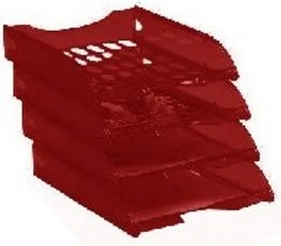 Produktbild von Fellowes E040TR Schreibtischablage Kunststoff Rot