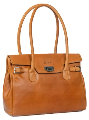 Produktbild von Benthill Damen Handtasche Echt-Leder | Henkeltasche aus weichem hochwertigem Rindsleder | Vintage Fashion Bag Beutel Shopper | Schultertasche