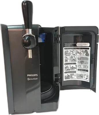 Produktbild von Philips 5000 series PerfectDraft Bierzapfanlage, 6 l, Draft-Bierzapfanlage, Kunststoff, Schwarz, 1,1 m, 32 °C