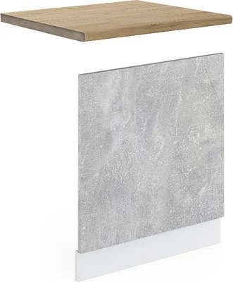 Zdjęcie produktu dla Panel przedni Vicco R-Line Beton 60 cm , BP Dąb, Model 45821