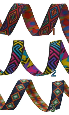 Buntes Webband 12mm