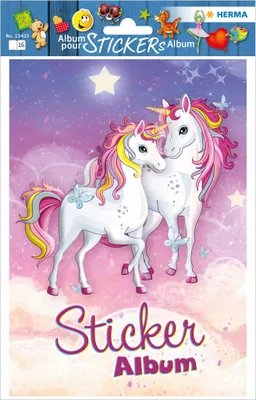 Zdjęcie produktu dla HERMA Stickeralbum "Einhorn Best Friends" DIN A5 16 Seiten