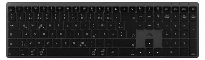 Productafbeelding van Alogic Toetsenbord Hush, volledig formaat, draadloos, met achtergrondverlichting, zwart, Duitse lay-out