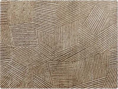 Produktbild von Geometrisches Linienmuster – Bodenschutzmatte – Stuhlunterlage 120x90 cm – Rutschfest – Hartbodenmatte
