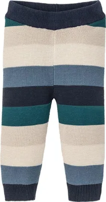 Produktbild von Lupilu Pure Collection Jungen Strickhose 100% Baumwolle Streifen 62/68