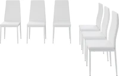 Produktbild von Esszimmerstuhl Vicco Grand Weiß 42.5 x 48 cm 6er Set, Model 51772