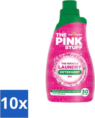 Produktbild von The Pink Stuff -Waschgel – Waschmittel –  – 30 Wäschen – 960 ml - Vorteilspack - 10 Stücke