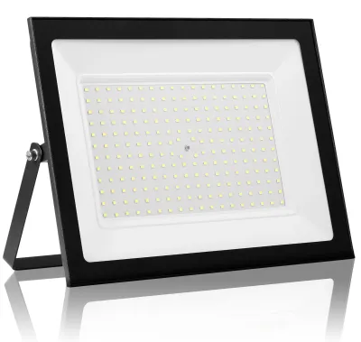 Produktbild von LED Außenstrahler 10–500 W, IP66 wasserdicht, Aluminium-Fluter, verstellbar, für Garten, Garage und Hof - 3000K 200 W