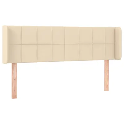Produktbild von vidaXL Kopfteil mit Ohren Creme 147x16x78/88 cm Stoff