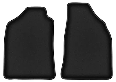 Immagine prodotto di Tappetini anteriori in moquette per Ford Ranger MK2 2007-2012 (pick-up) – 2 pezzi, neri, su misura – Wielganizator DURBAN