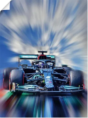 Produktbild von ARTland Poster Lewis Hamilton #44 Größe: 45x60 cm