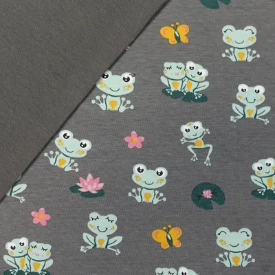 Produktbild von Stoffpaket Kinder 0,5x1,5m Jersey + 0,5x0,7m Bündchen Nähpaket Kinderkleidung