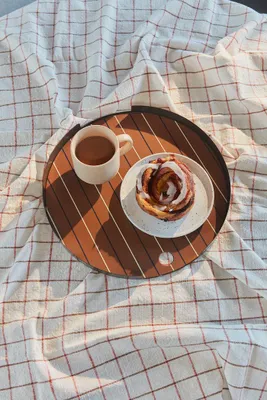Image de OYOY LIVING Plateaux de service L32.4 x W32.4 x H2.3 marron