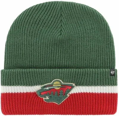 Produktbild von 47 Brand Strick-Wintermütze - Geteilter Umschlag Minnesota Wild