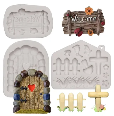 Image de Kit de moules en silicone "Gartenfee" - Ensemble de 3 pièces
