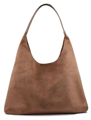 Immagine prodotto di Borsa a tracolla in pelle scamosciata, grande, per donna