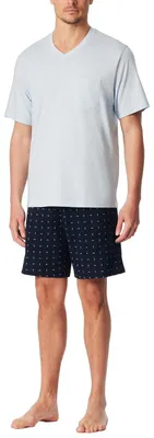 Produktbild von Schiesser Herren Schlafanzug kurz V-Ausschnitt - Nightwear Set