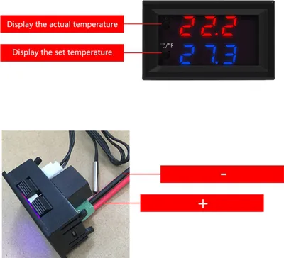 Produktbild von XD-2048 Digitaler LED-Mikrocomputer-Thermostatschalter Temperaturregler (12V)