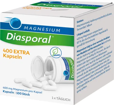 Zdjęcie produktu dla Magnesium Diasporal 400 Extra Capsules 100 kapsułek