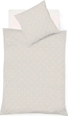 Produktbild von Fleuresse Black Premium Mako-Brokat-Damast Bettwäsche creme