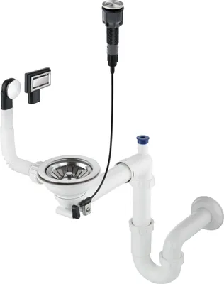 Produktbild von Deante | Syphon für Granitspüle - Space-Saver - Teleskopisch - Platzsparend und funktional