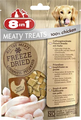 Produktbild von 8in1 Meaty Treats mit 100% Huhn 50 g