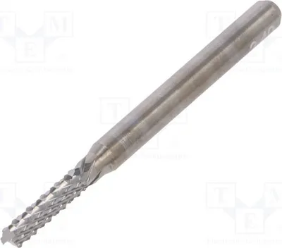 Image de 1 fraise diamantée, diamètre : 3,175 mm, diamètre de coupe : 2,4 mm, longueur : 38,2 mm, modèle DCFBM 2400 090, pour outils électriques