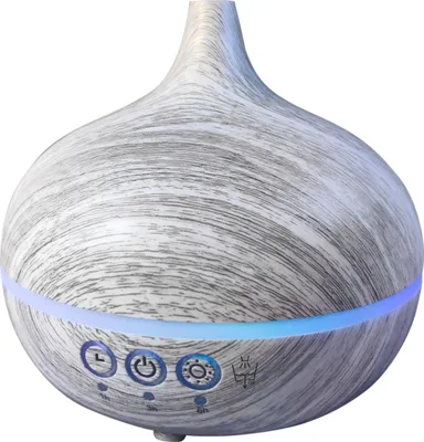 Produktbild von Miraval Aroma Diffuser für Wohlfühlatmosphäre, dimmbare Beleuchtung, Timer, Holz-Design