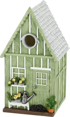Produktbild von Esschert Design 37000598, Hängend, Grün, Grau, Sperrholz, Polyresin, 139 mm, 134 mm, 251 mm
