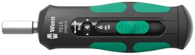 Image de Wera 05075815001 Wera Kraftform Safe-Torque Speed Drehmomeschraudr 2-6Nm 7515
