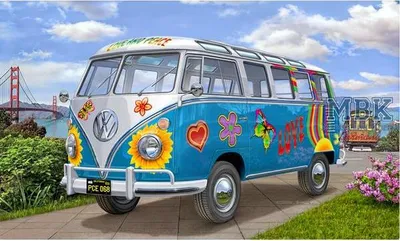 Produktbild von Revell REV7050 VW T1 Samba Bus Flower Power