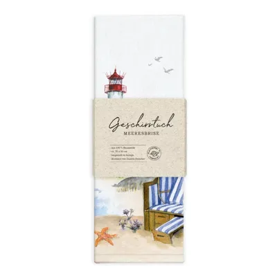Produktbild von Geschirrtuch Strandkorb, Küchentuch, Spültuch, maritim