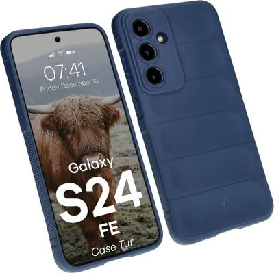 Produktbild von Bizon Case Tur Samsung Galaxy S24 FE marineblau