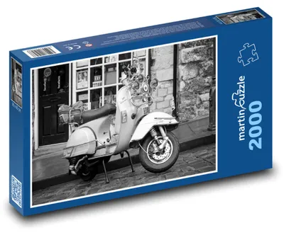 Obrázok produktu pre Puzzle 2000 Retro skúter v uliciach - martinpuzzle