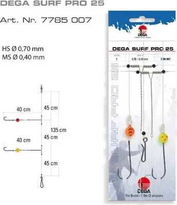 Produktbild von Dega Brandungsvorfach SURF Pro 25