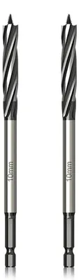 Produktbild von Holzbohrer 10mm x 165mm Selbstvorschub 1/4 Zoll Sechskantschaft 2 Stück