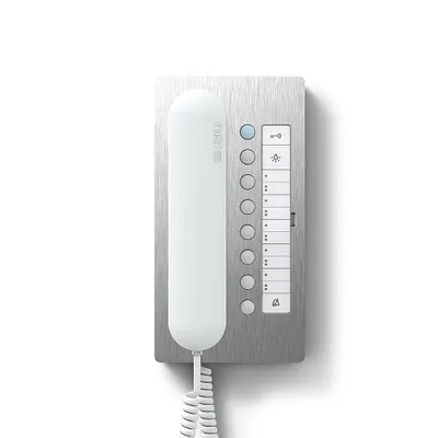 Produktbild von SIEDLE & SÖHNE Bus-Telefon BTC 850-02 E/W Comfort Edelstahl/Weiß