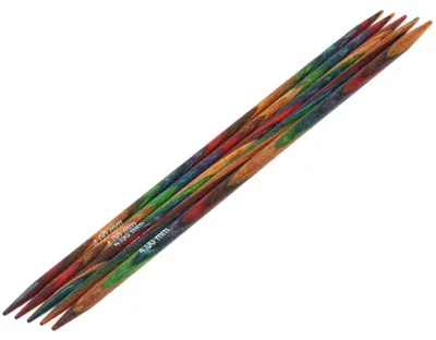 Produktbild von Lana Grossa Strumpfstricknadel Design-Holz 15-4.0 | Multicolor